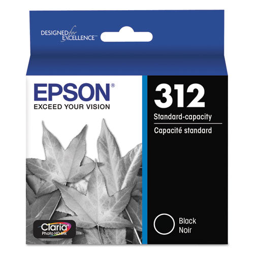 T312120-S (312XL) Claria Ink, 240 Page-Yield, Black-(EPST312120S)