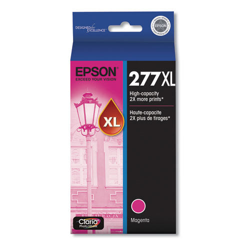 T277XL320-S (277XL) Claria High-Yield Ink, 740 Page-Yield, Magenta-(EPST277XL320S)