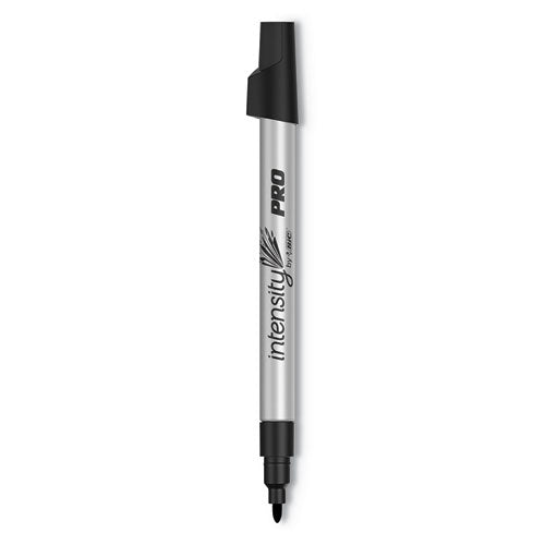 Intensity Metal Pro Permanent Marker, Fine Pro Bullet Tip, Black, Dozen-(BICPMIPK11BK)