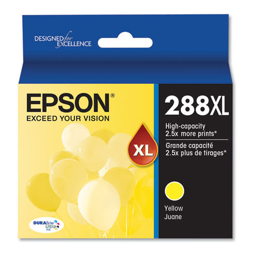T288XL420-S (T288XL) DURABrite Ultra High-Yield Ink, 450 Page-Yield, Yellow-(EPST288XL420S)