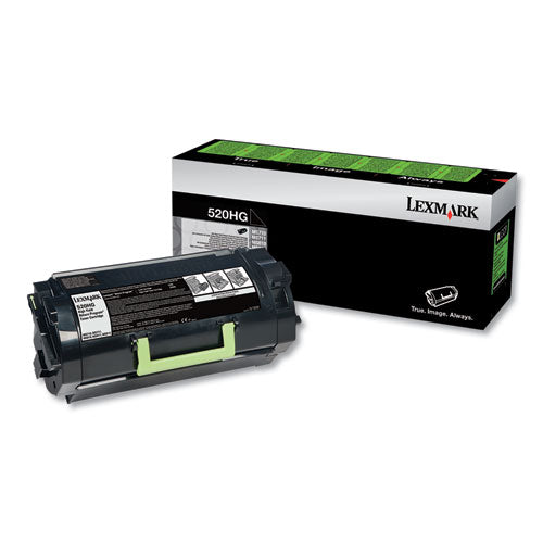 52D0H0G Return Program High-Yield Toner, 25,000 Page-Yield, Black-(LEX52D0H0G)