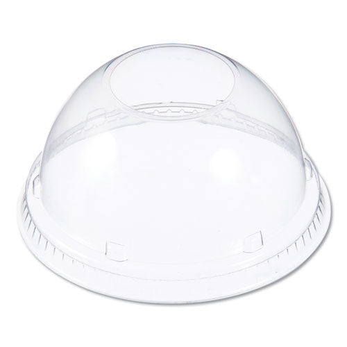 Dome Lids for Foam Cups and Containers, Fits 12 oz to 24 oz Cups, Clear, 1,000/Carton-(DCC16LCDH)