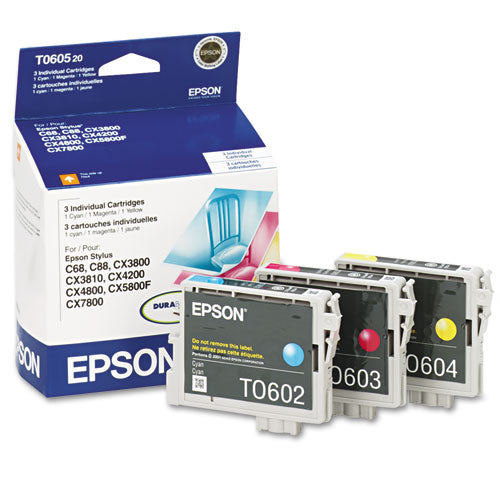 T060520-S (60) Ink, 1,350 Page-Yield, Cyan/Magenta/Yellow-(EPST060520S)