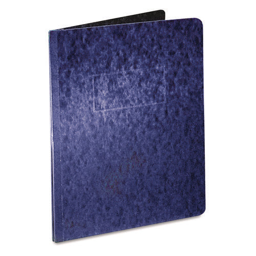 Heavyweight PressGuard and Pressboard Report Cover w/ Reinforced Side Hinge, 2-Prong Fastener, 3" Cap, 8.5 x 11, Dark Blue-(OXF12902)