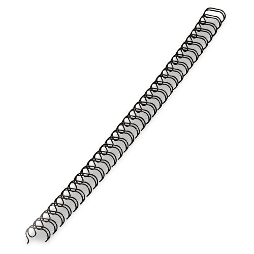 Wire Bindings, 1/2" Diameter, 100 Sheet Capacity, Black, 25/Pack-(FEL5255401)
