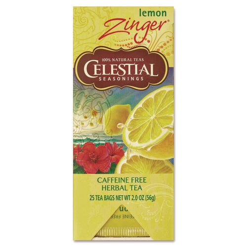 Tea, Herbal Lemon Zinger, 25/Box-(CST031010)