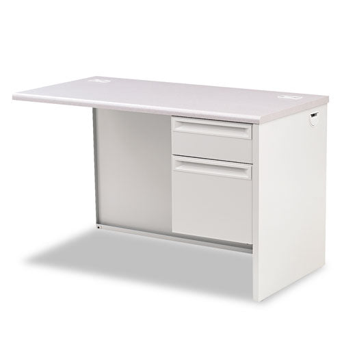 38000 Series Return, Right, 48w x 24d x 29.5h, Gray Patterned-(HON38215RG2Q)