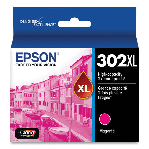 T302XL320-S (T302XL) Claria High-Yield Ink, Magenta-(EPST302XL320S)
