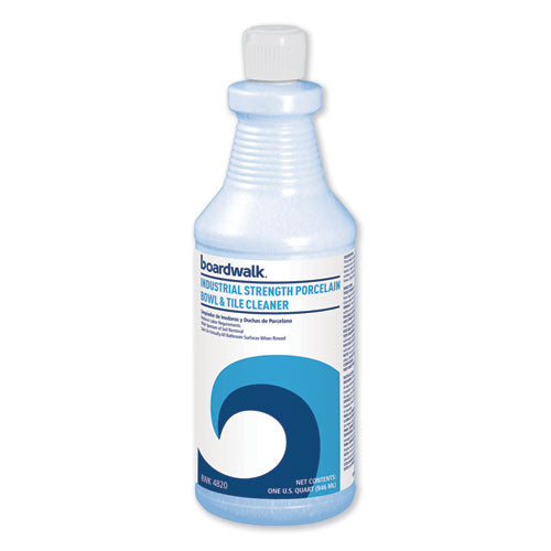 Industrial Strength Porcelain Bowl and Tile Cleaner, Floral Scent, 32 oz, 12/CT-(BWK4820)
