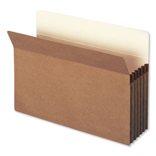 Redrope Drop Front File Pockets, 5.25" Expansion, Legal Size, Redrope, 50/Box-(SMD74810)