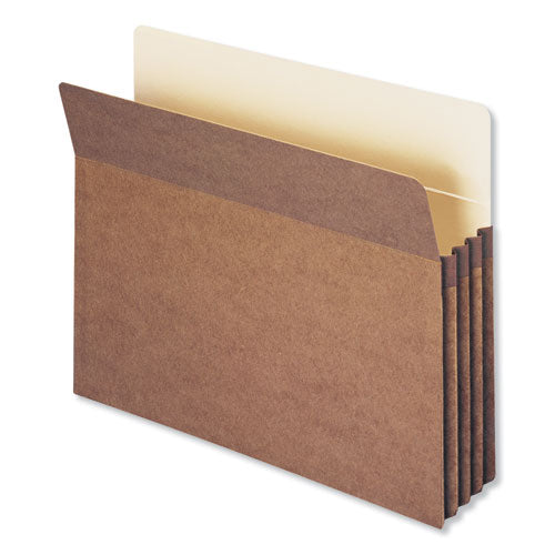 Redrope Drop Front File Pockets, 3.5" Expansion, Letter Size, Redrope, 50/Box-(SMD73805)