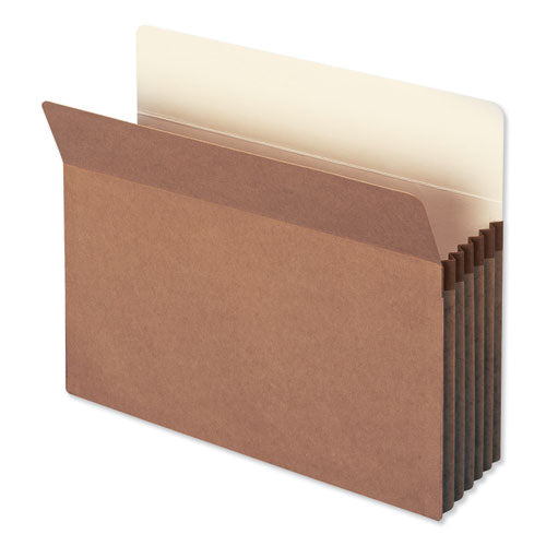 Redrope Drop Front File Pockets, 5.25" Expansion, Letter Size, Redrope, 50/Box-(SMD73810)