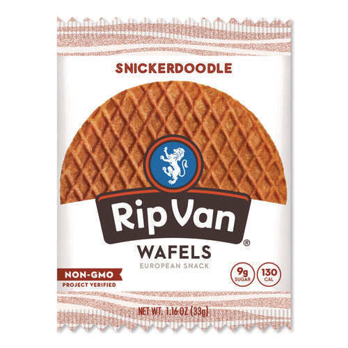 Wafels - Single Serve, Snickerdoodle, 1.16 oz Pack, 12/Box-(RVWRVW00377)
