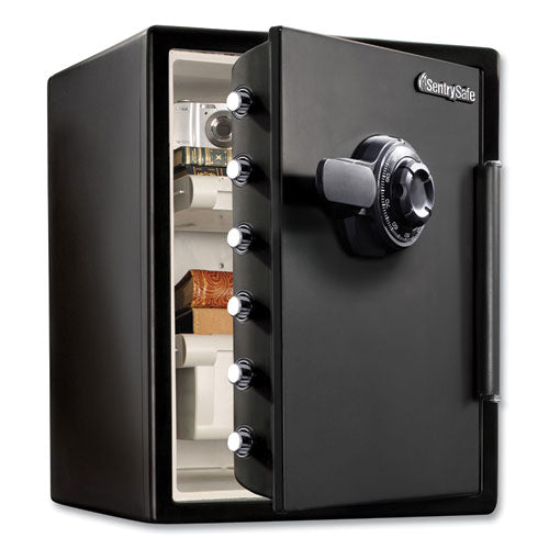 Fire-Safe with Combination Access, 2 cu ft, 18.6w x 19.3d x 23.8h, Black-(SENSFW205CWB)