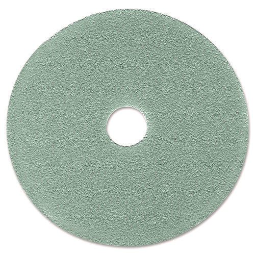 Ultra High-Speed Floor Burnishing Pads 3100, 19" Diameter, Aqua, 5/Carton-(MMM08752)