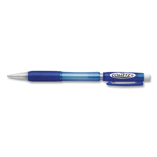 Cometz Mechanical Pencil, 0.9 mm, HB (#2.5), Black Lead, Blue Barrel, Dozen-(PENAX119C)
