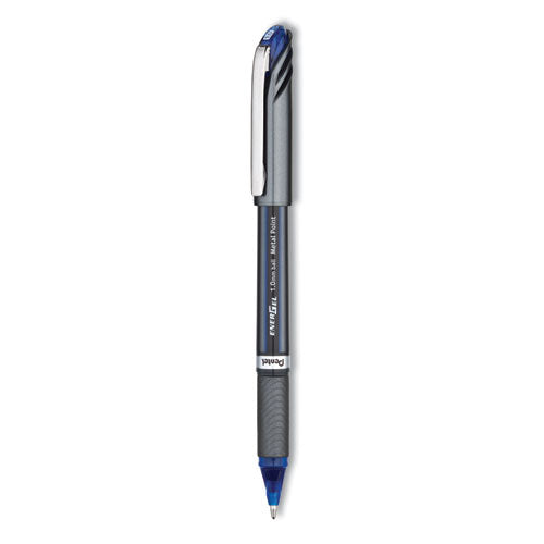 EnerGel NV Gel Pen, Stick, Bold 1 mm, Blue Ink, Blue Barrel, Dozen-(PENBL30C)