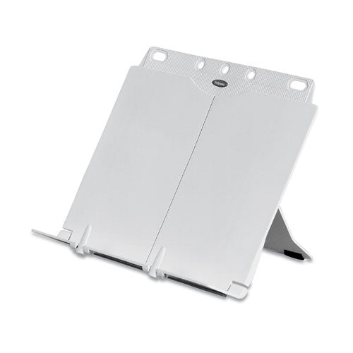 BookLift Copyholder, One Book/Pad Capacity, Plastic, Platinum-(FEL21100)