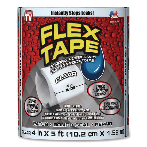 General Purpose Repair Tape, 4" x 1.67 yds, Clear-(FSGTFSCLRR0405)