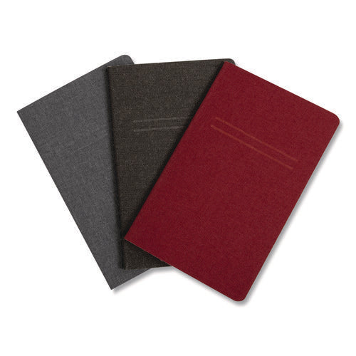 Pocket Journal, 1-Subject, Narrow Rule, Assorted Cover Colors, (48) 3.5 x 5.5 Sheets, 3/Pack-(TUD24421824)
