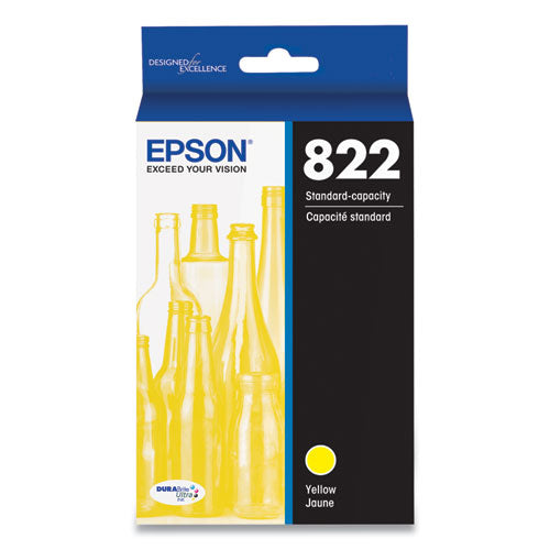T822420-S (T822) DURABrite Ultra Ink, 240 Page-Yield, Yellow-(EPST822420S)