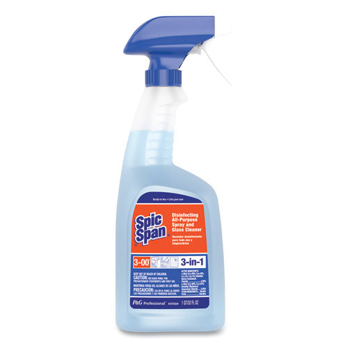 Disinfecting All-Purpose Spray and Glass Cleaner, Fresh Scent, 32 oz Spray Bottle-(PGC75353EA)
