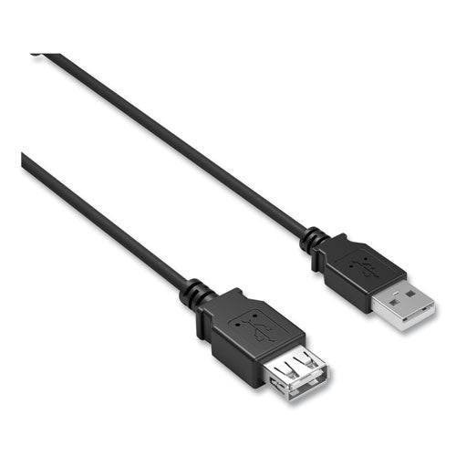 USB 2.0 Extension Cable, 15 ft, Black-(NXT24400016)