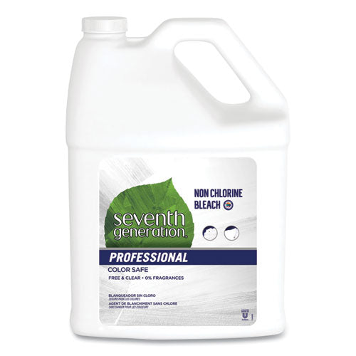 Non Chlorine Bleach, Free and Clear, 1 gal Bottle, 2/Carton-(SEV44892CT)