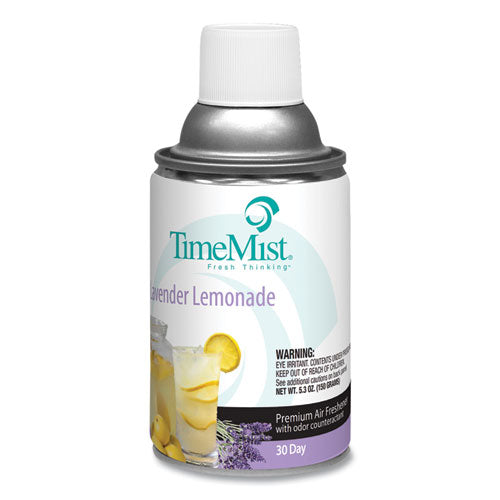 Premium Metered Air Freshener Refill, Lavender Lemonade, 5.3 oz Aerosol Spray, 12/Carton-(TMS1042757)