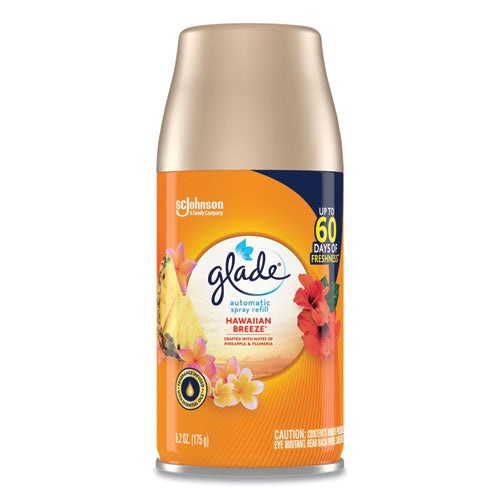 Automatic Air Freshener, Hawaiian Breeze, 6.2 oz, 6/Carton-(SJN337689)