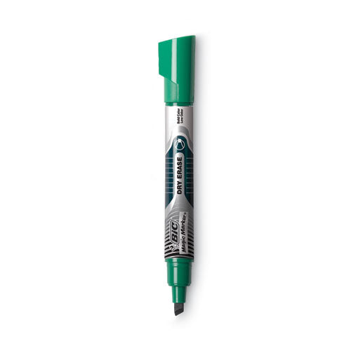 Intensity Advanced Dry Erase Marker, Tank-Style, Broad Chisel Tip, Green, Dozen-(BICGELIT11GN)