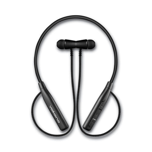 Aeon+ Series Wireless Bluetooth 5.0 Stereo Earphones with Flexible Headband, Black-(VLKVK1010BK)