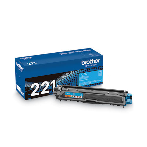 TN221C Toner, 1,400 Page-Yield, Cyan-(BRTTN221C)