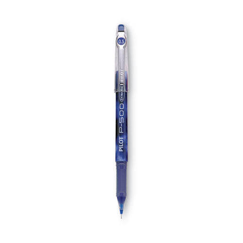 Precise P-500 Gel Pen, Stick, Extra-Fine 0.5 mm, Blue Ink, Blue Barrel, Dozen-(PIL38601)