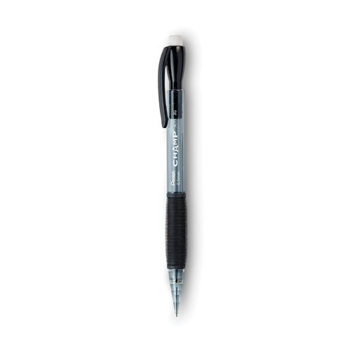 Champ Mechanical Pencil, 0.5 mm, HB (#2.5), Black Lead, Translucent Gray Barrel, Dozen-(PENAL15A)