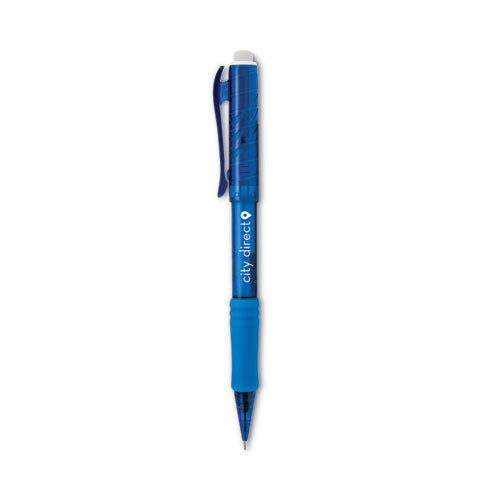 Twist-Erase EXPRESS Mechanical Pencil, 0.7 mm, HB (#2.5), Black Lead, Blue Barrel, Dozen-(PENQE417C)
