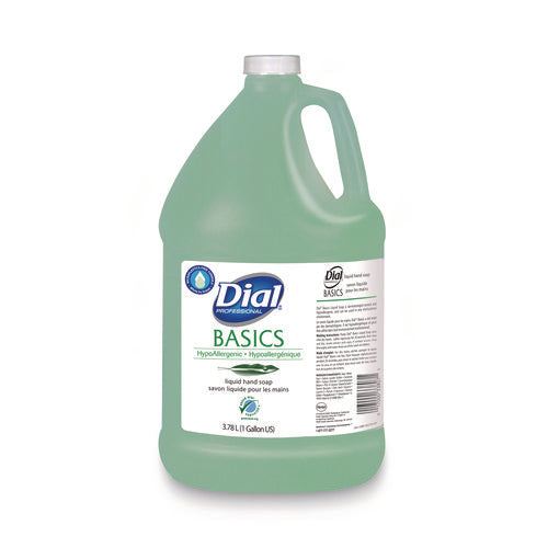 Basics MP Free Liquid Hand Soap, Honeysuckle, 3.78 L Refill Bottle, 4/Carton-(DIA33809)