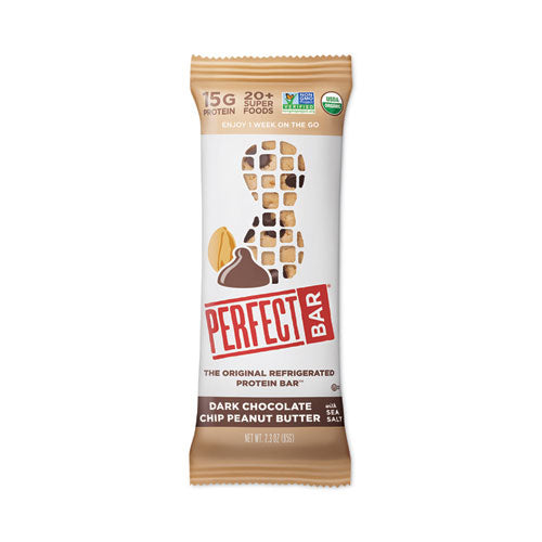 Refrigerated Protein Bar, Dark Chocolate Peanut Butter with Sea Salt, 2.3 oz Bar, 16 Count, Ships in 1-3 Business Days-(GRR30700247)