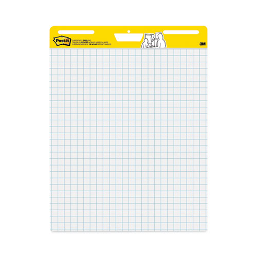 Vertical-Orientation Self-Stick Easel Pad Value Pack, Quadrille Rule (1 sq/in), 25 x 30, White, 30 Sheets, 4/Carton-(MMM560VAD4PK)