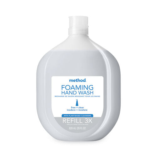 Foaming Hand Wash Refill Tub, Fragrance-Free, 28 oz Tub, 4/Carton-(MTH10595)