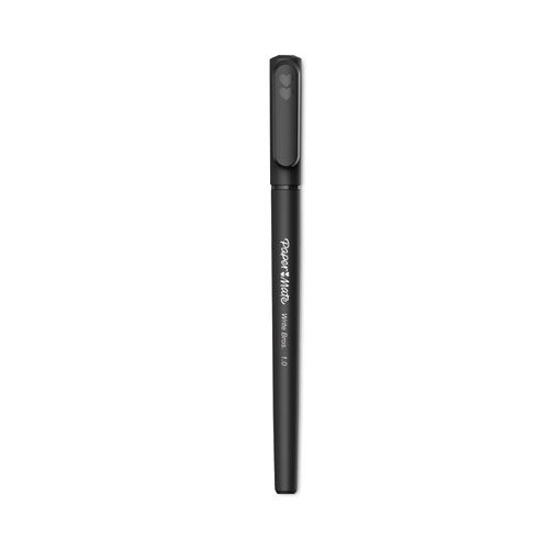 Write Bros. Ballpoint Pen Value Pack, Stick, Medium 1 mm, Black Ink, Black Barrel, 120/Pack-(PAP2096479)