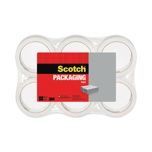 3350 General Purpose Packaging Tape, 3" Core, 1.88" x 54.6 yds, Clear, 6/Pack-(MMM33506)
