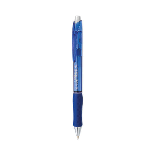 R.S.V.P. Super RT Ballpoint Pen, Retractable, Medium 1 mm, Blue Ink, Blue Barrel, Dozen-(PENBX480C)