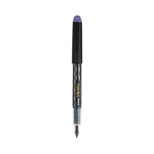 Varsity Fountain Pen, Medium 1 mm, Purple Ink, Gray Pattern Wrap-(PIL90008)