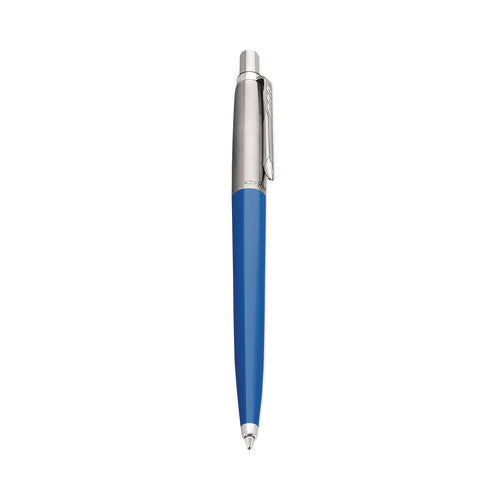 Jotter Ballpoint Pen, Retractable, Medium 0.7 mm, Blue Ink, Blue Barrel-(PAR2076052)