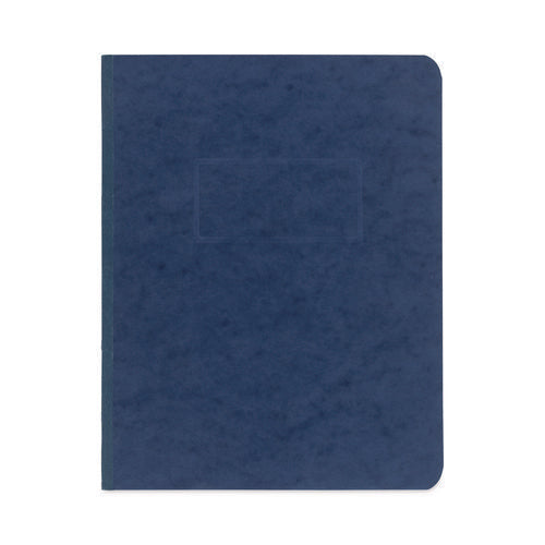 Pressboard Report Cover with Tyvek Reinforced Hinge, Two-Piece Prong Fastener, 3" Capacity, 8.5 x 11, Dark Blue/Dark Blue-(ACC25973)