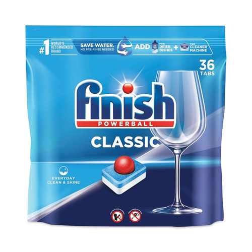 Powerball Classic Dishwasher Tabs, Fresh Scent, 36/Pack-(RAC20639PK)