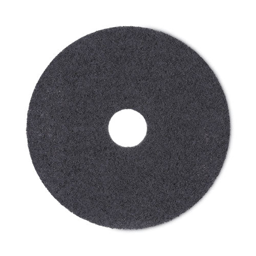 High Performance Stripping Floor Pads, 17" Diameter, Black, 5/Carton-(BWK4017HIP)