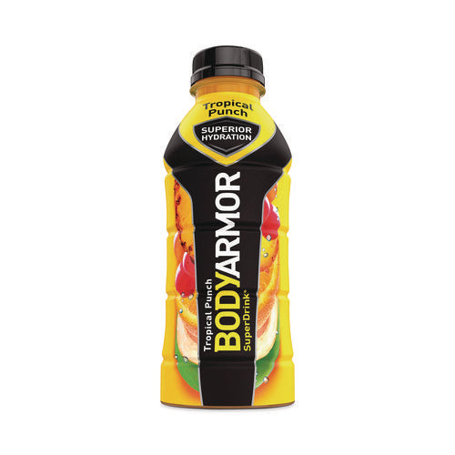 SuperDrink Sports Drink, Tropical Punch, 16 oz Bottle, 12/Pack-(BDA10000814)