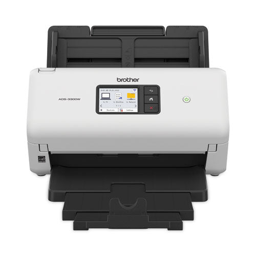 ADS-3300W High-Speed Desktop Scanner, 600 dpi Optical Resolution, 60-sheet ADF-(BRTADS3300W)